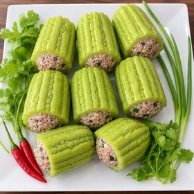 KHỔ QUA NHỒI THỊT SET 0.5KG - Bếp Nhà Tươi